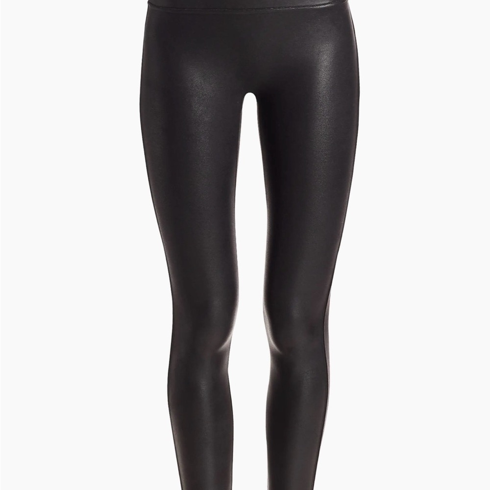 SPANX faux leather Leggings